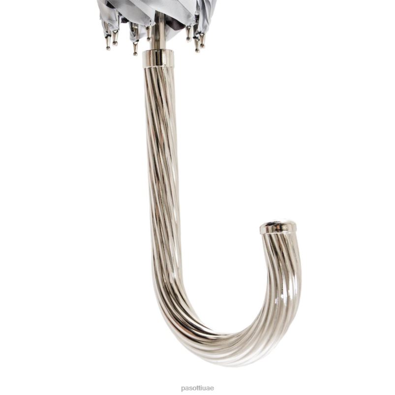 مظلة | 189n 5a003-34 g2 - مظلة مرصعة باللؤلؤ الرمادي وطبعة الفهد PASOTTI Z446V404